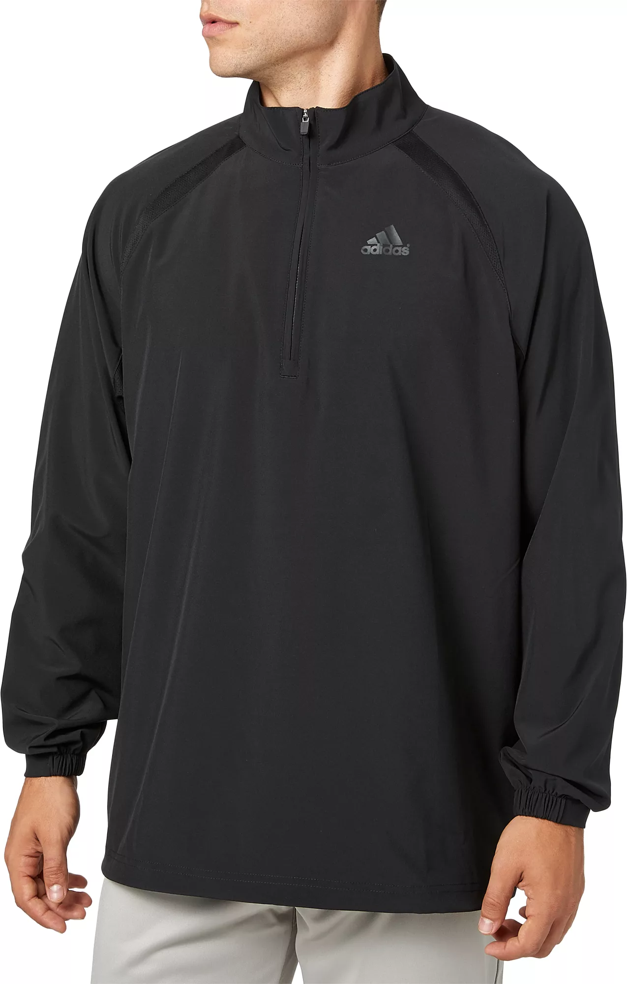 Adidas Men's Triple Stripe Long Sleeve Baseball Jacket