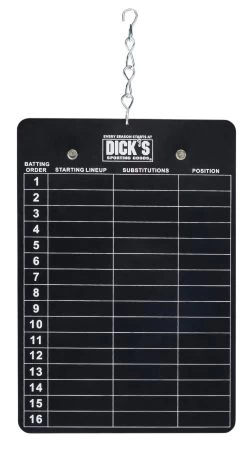 DICK'S Sporting Goods Magnetic Line-Up Board