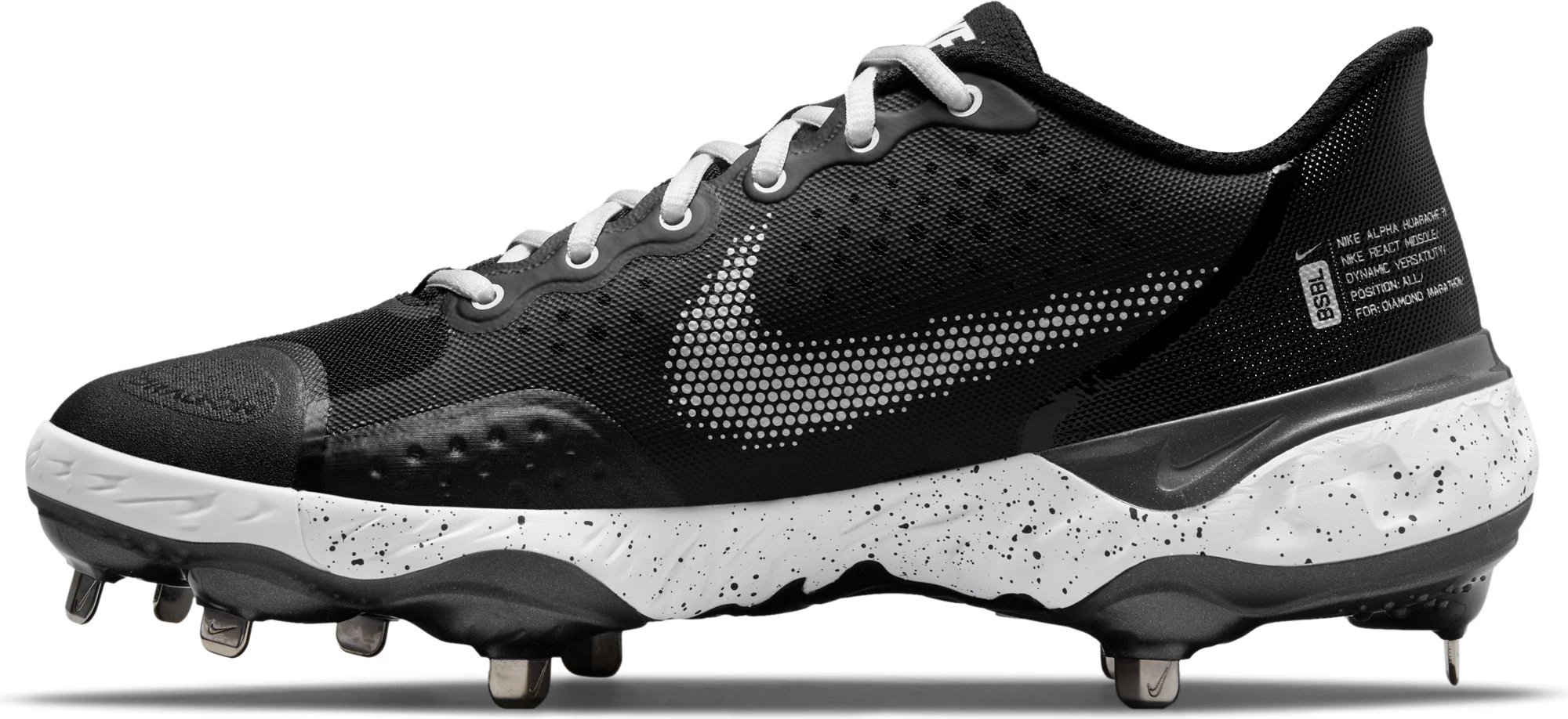 Nike Men's Alpha Huarache Elite 3 Metal Baseball Cleats - Image 3